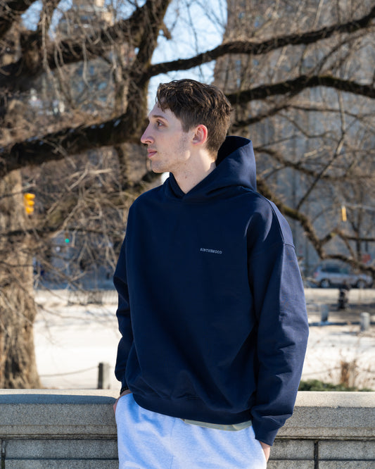 重磅帽T Heavyweight Hoodie - Navy