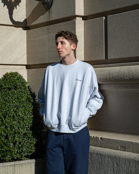 重磅寬鬆落肩衛衣 Heavyweight Oversized Crewneck - Grey