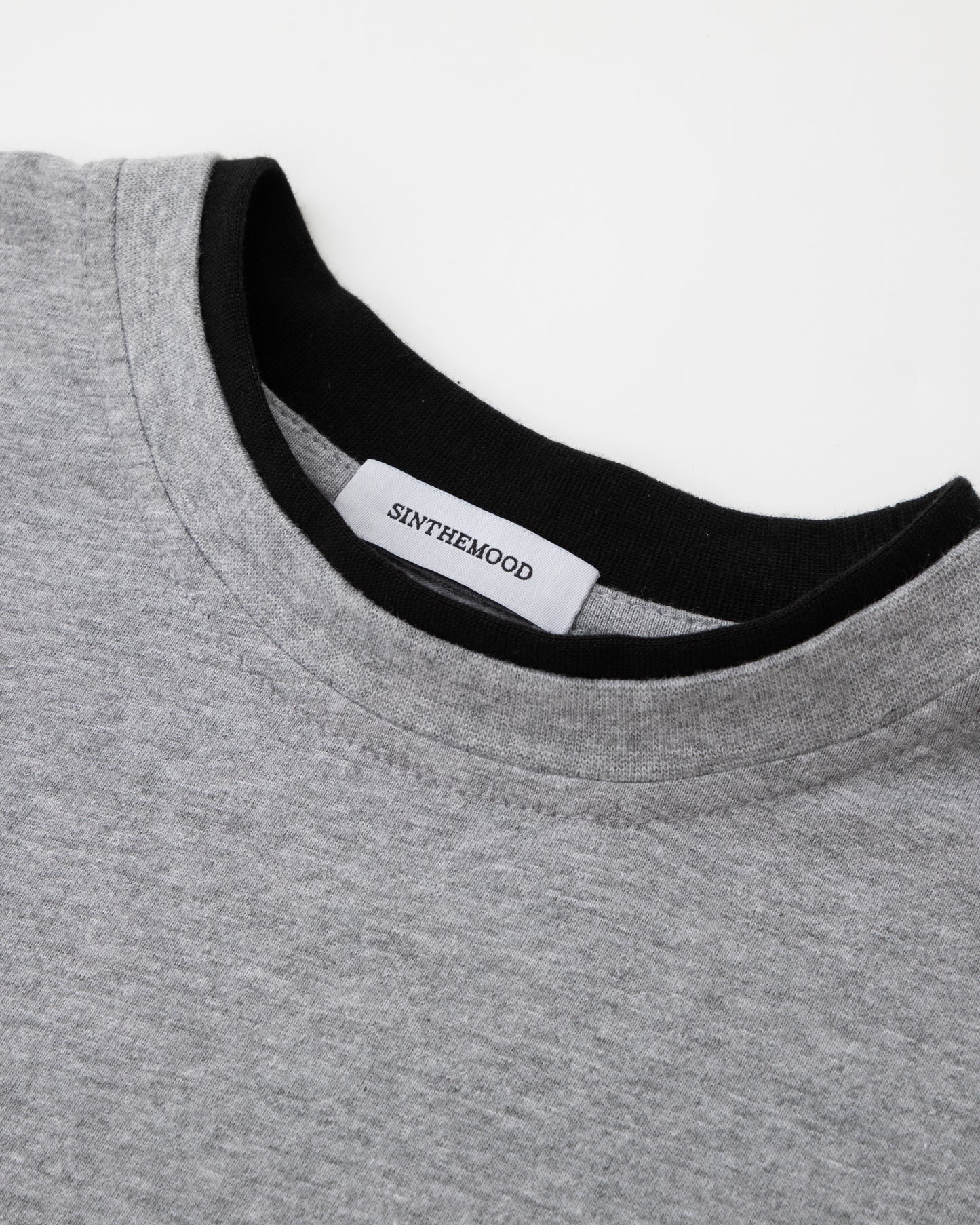 Double Layer Tee – Grey / Black