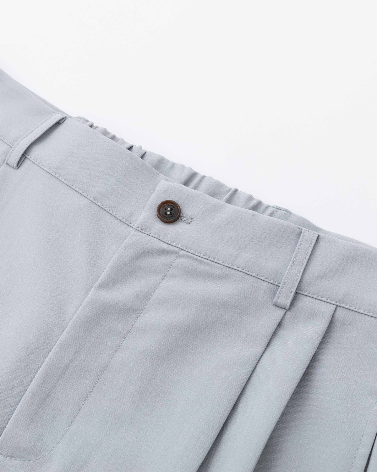 Double Pleated Trousers - Mist Grey