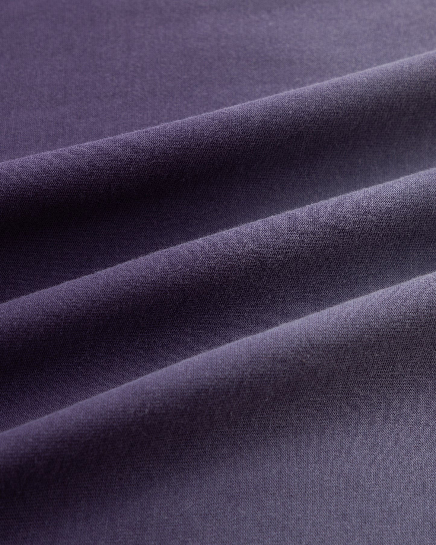 Washed Reversible Cropped Tee - Grape Purple