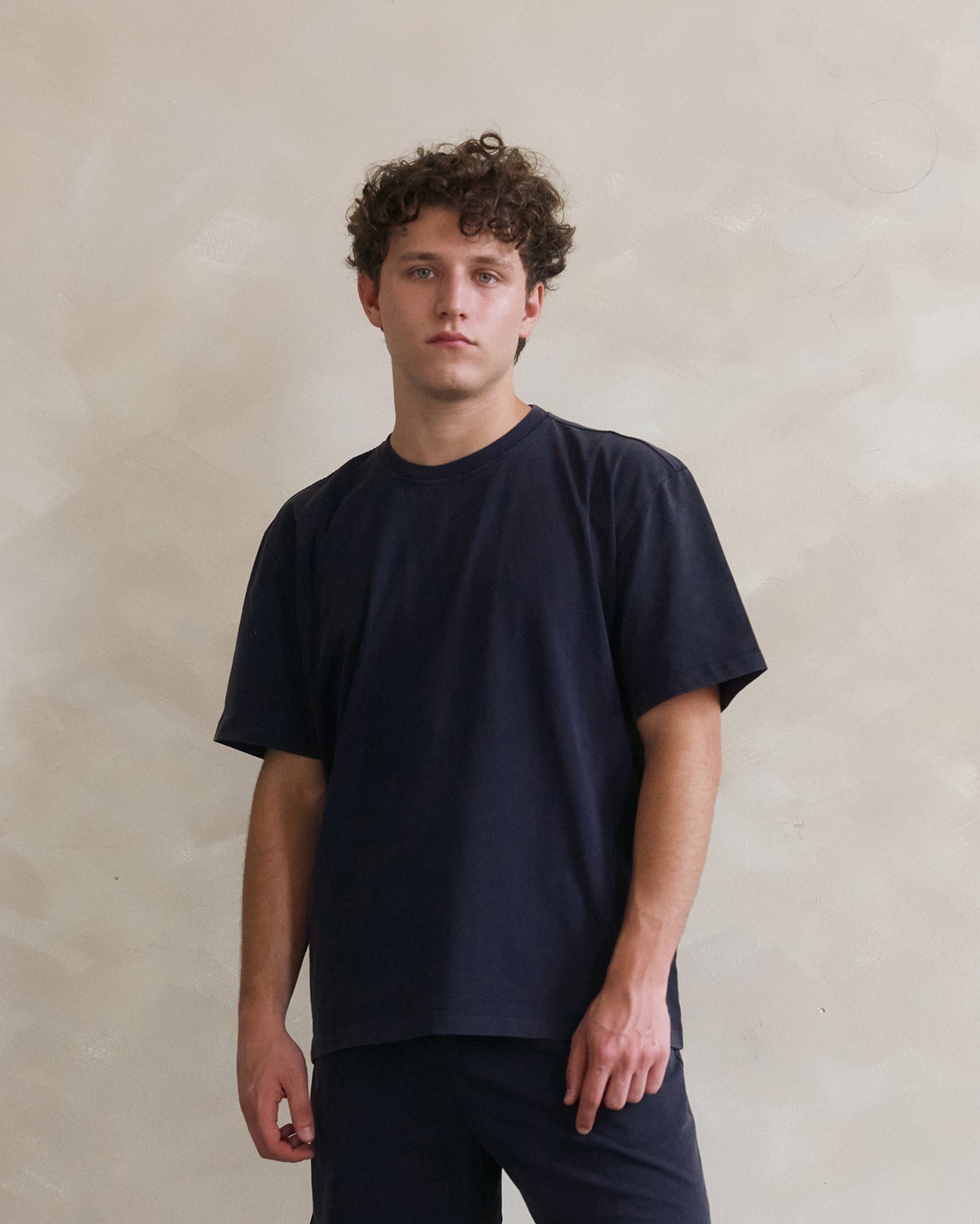 Vintage Wash Tee - Navy