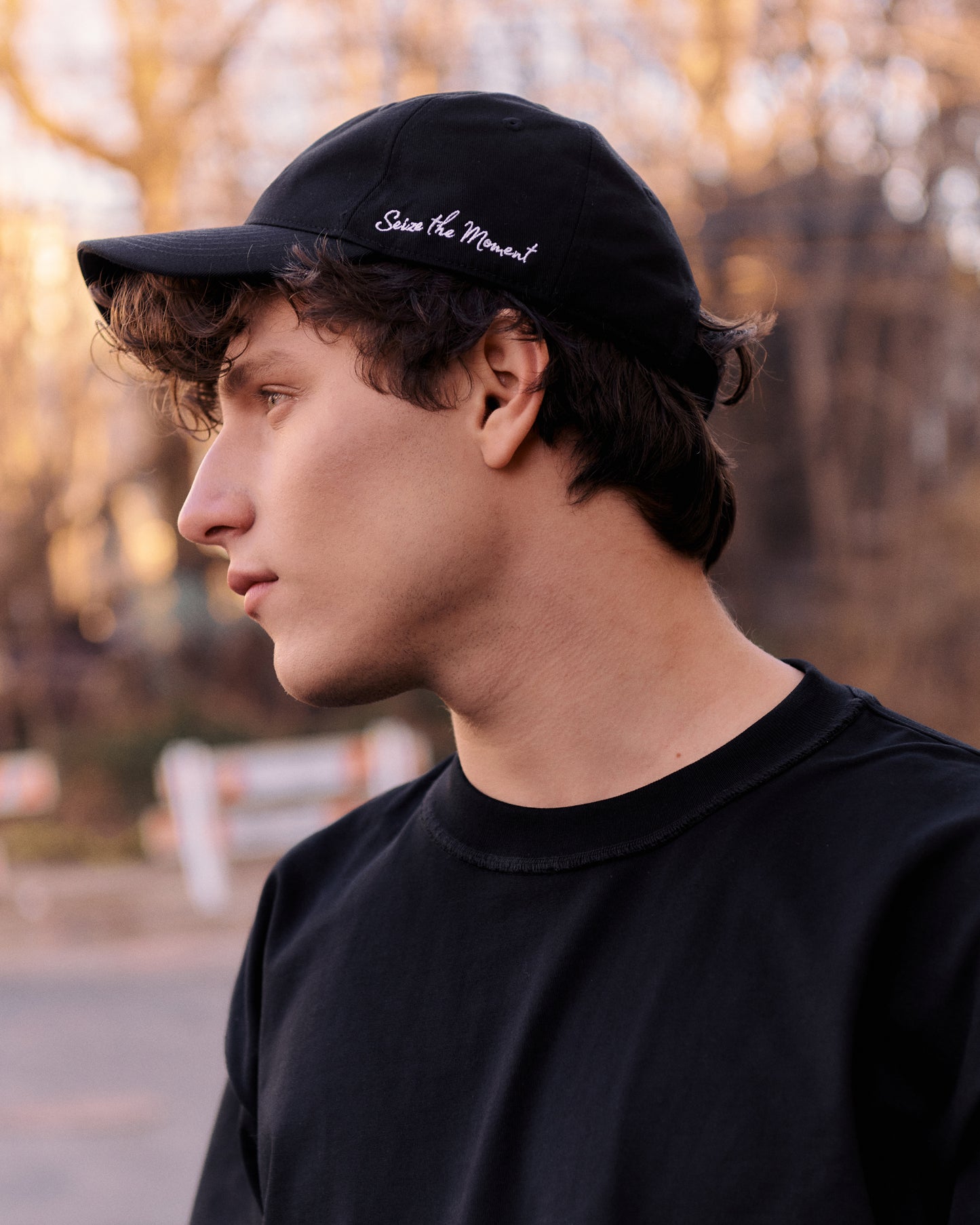 Seize the Moment Cap Black