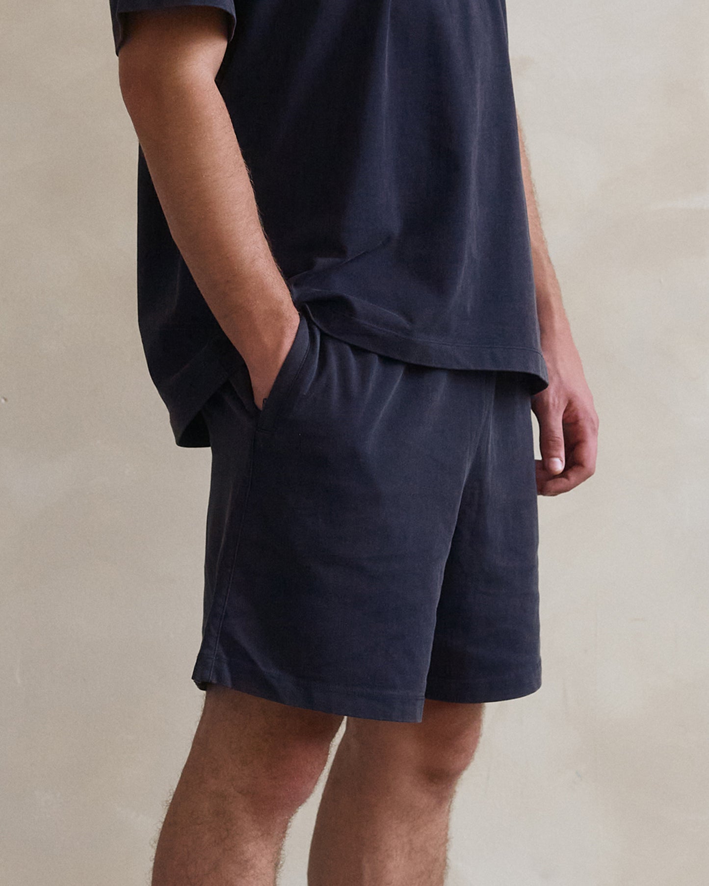 Vintage Wash Shorts - Navy