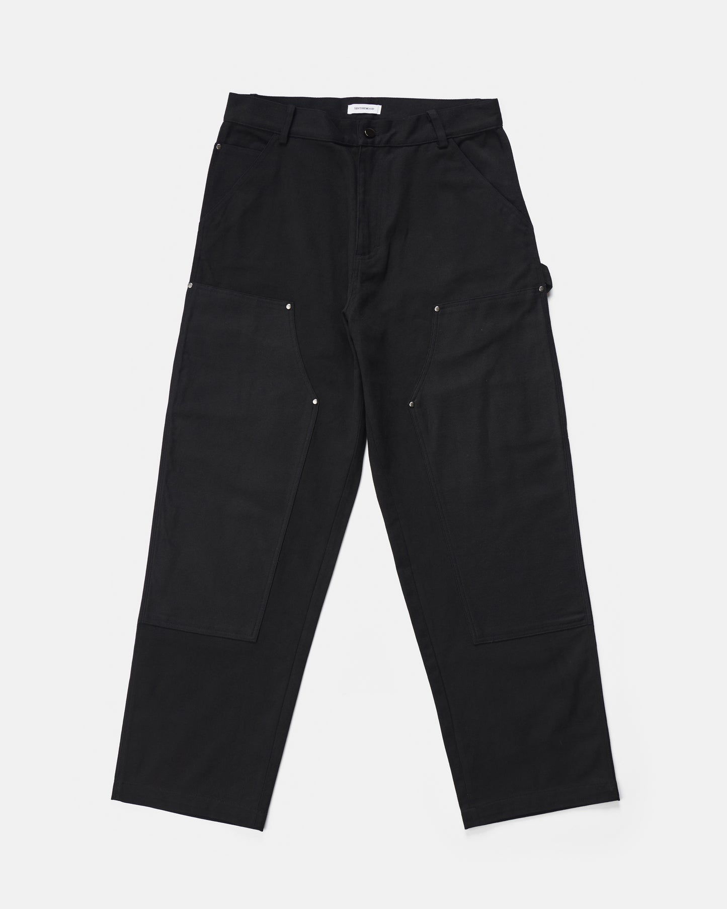 Double Knee Pants Black