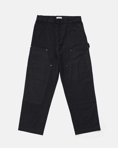 Double Knee Pants Black