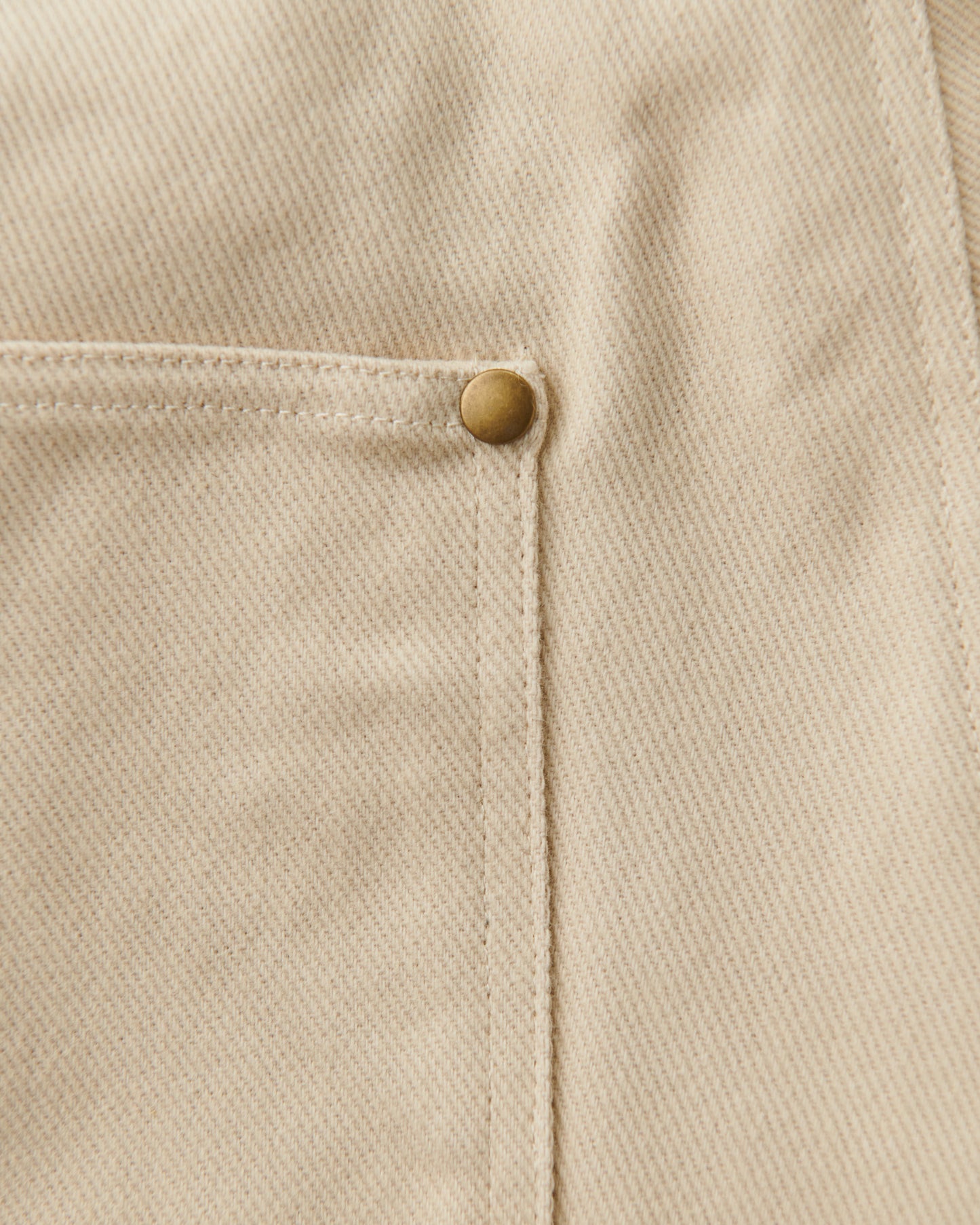 Double Knee Pants Natural Beige