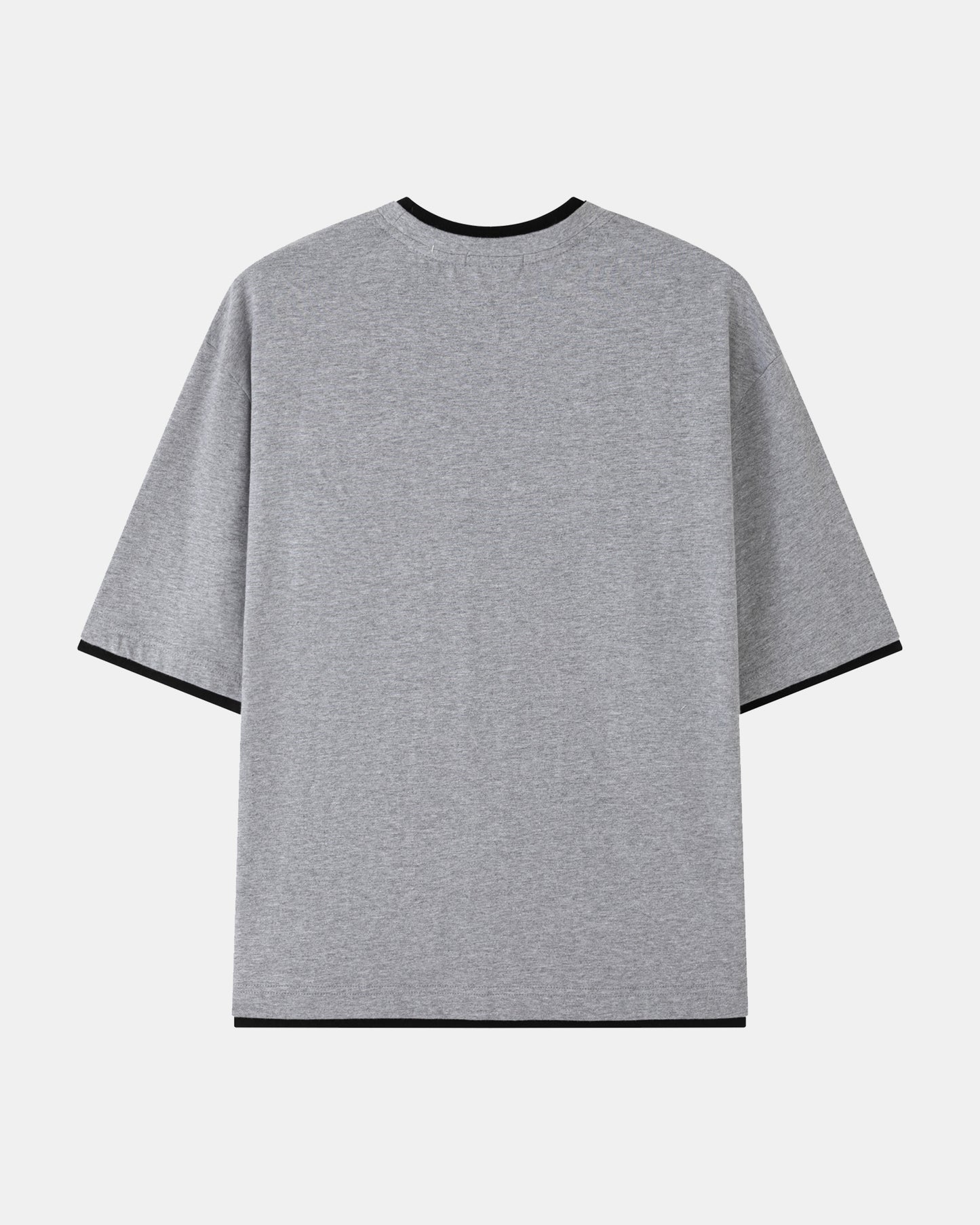 Double Layer Tee – Grey / Black