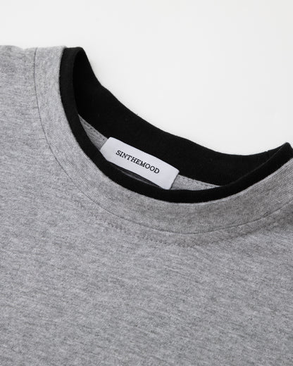 Double Layer Tee – Grey / Black