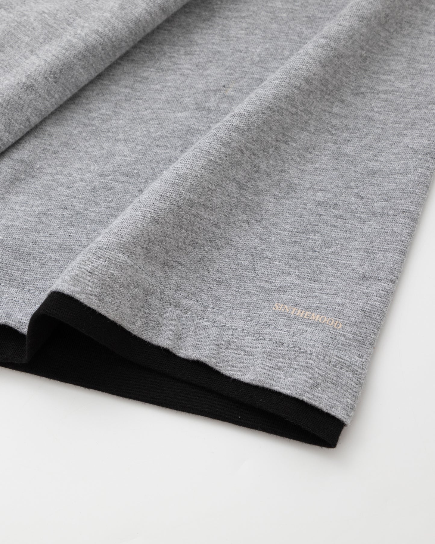 Double Layer Tee – Grey / Black
