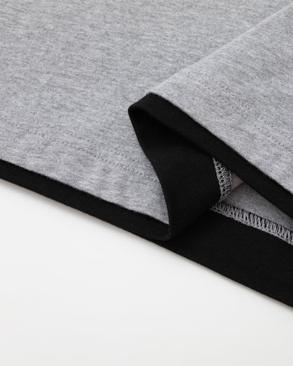 Double Layer Tee – Grey / Black