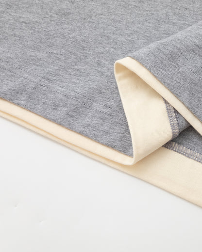 Double Layer Tee – Grey / Cream