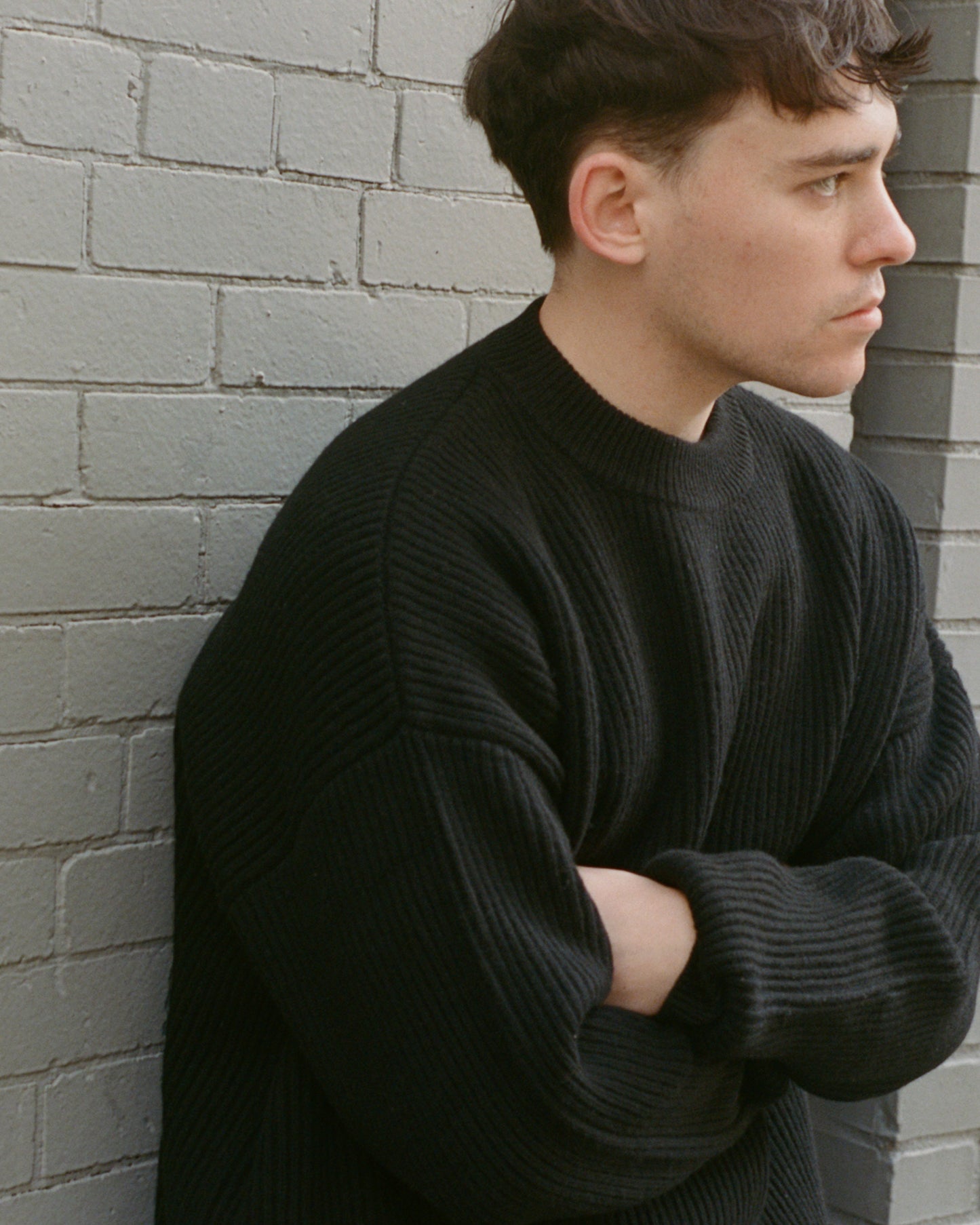 黑色毛衣 Cashmere Blend Sweater