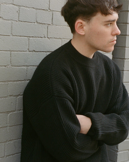 黑色毛衣 Cashmere Blend Sweater