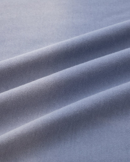 Washed Reversible Cropped Tee - Sky Blue