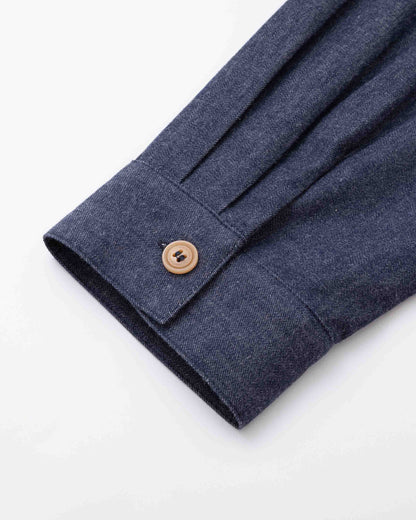 Denim Zip-Up Shirt