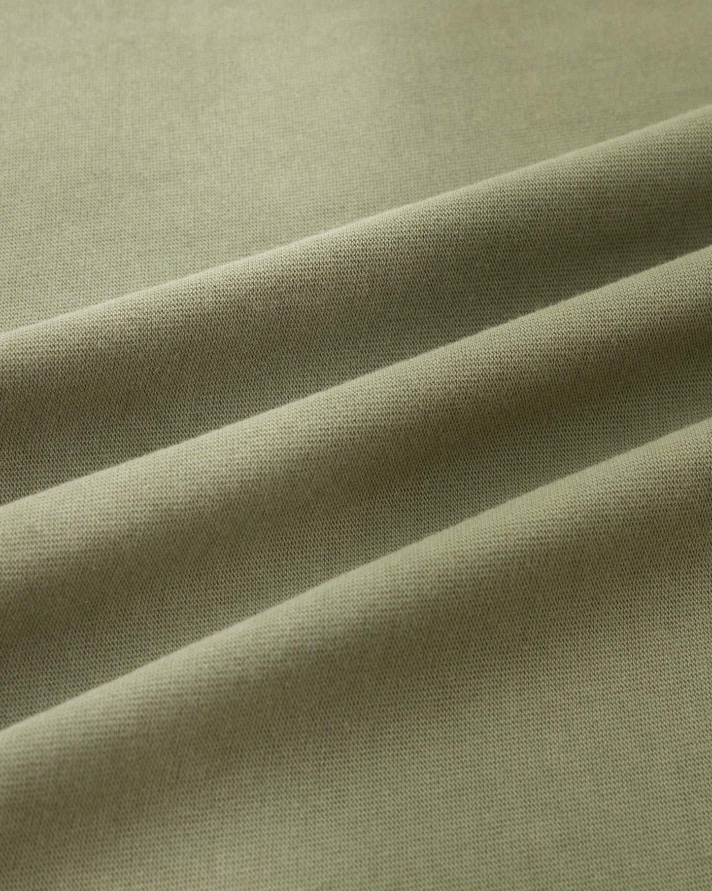 Washed Reversible Cropped Tee - Matcha Green