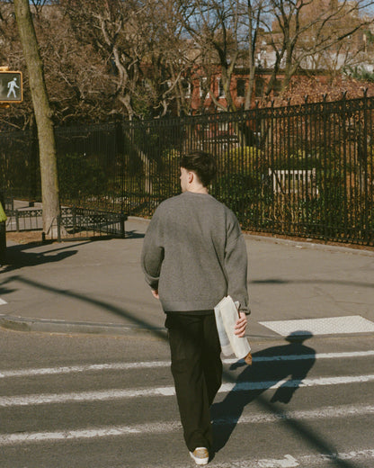 灰色毛衣 Cashmere Blend Sweater