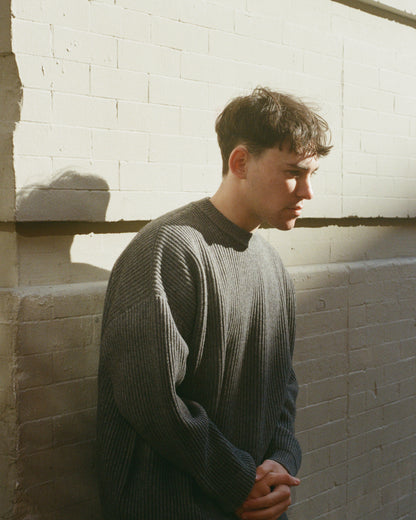 灰色毛衣 Cashmere Blend Sweater