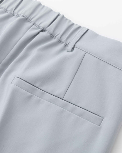 Double Pleated Trousers - Mist Grey