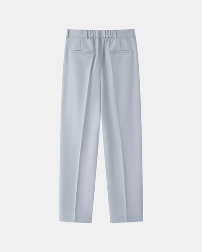 Double Pleated Trousers - Mist Grey