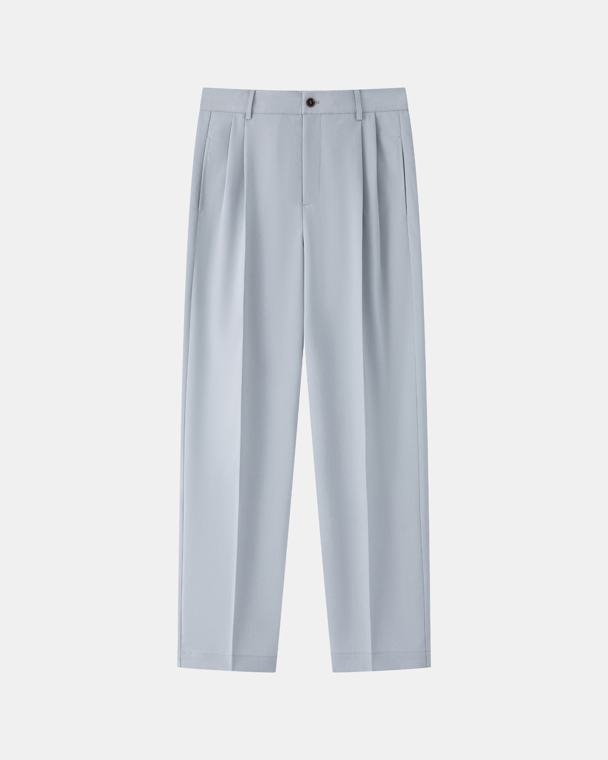 Double Pleated Trousers - Mist Grey