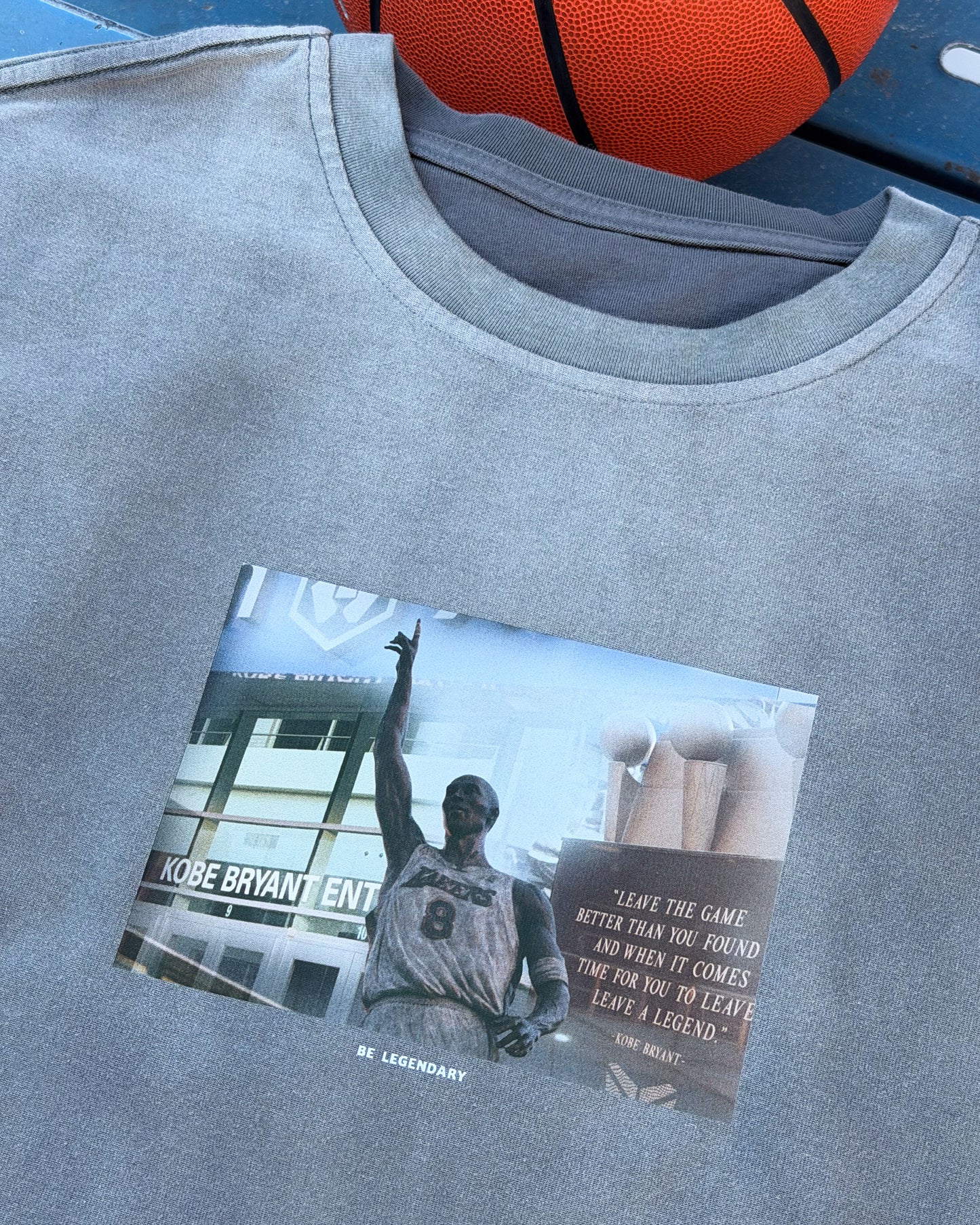 Kobe Be Legendary Tee - Washed Grey