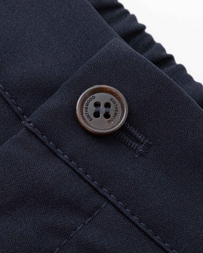 Double Pleated Trousers - Night Blue